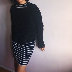 Vintage Black Knit Sweater